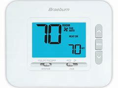 2H/1C non-prog Braeburn Thermostat - Straps